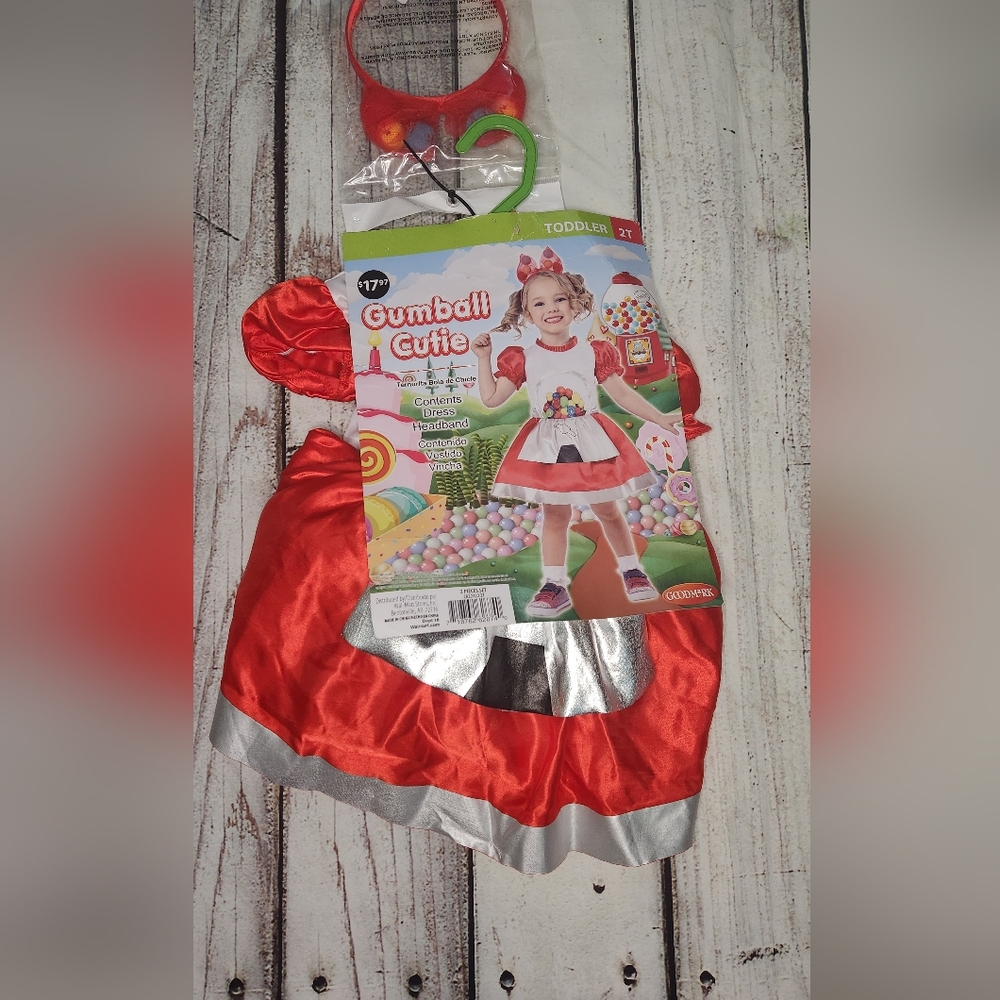 Gumball Cutie Costume with Headband 2T